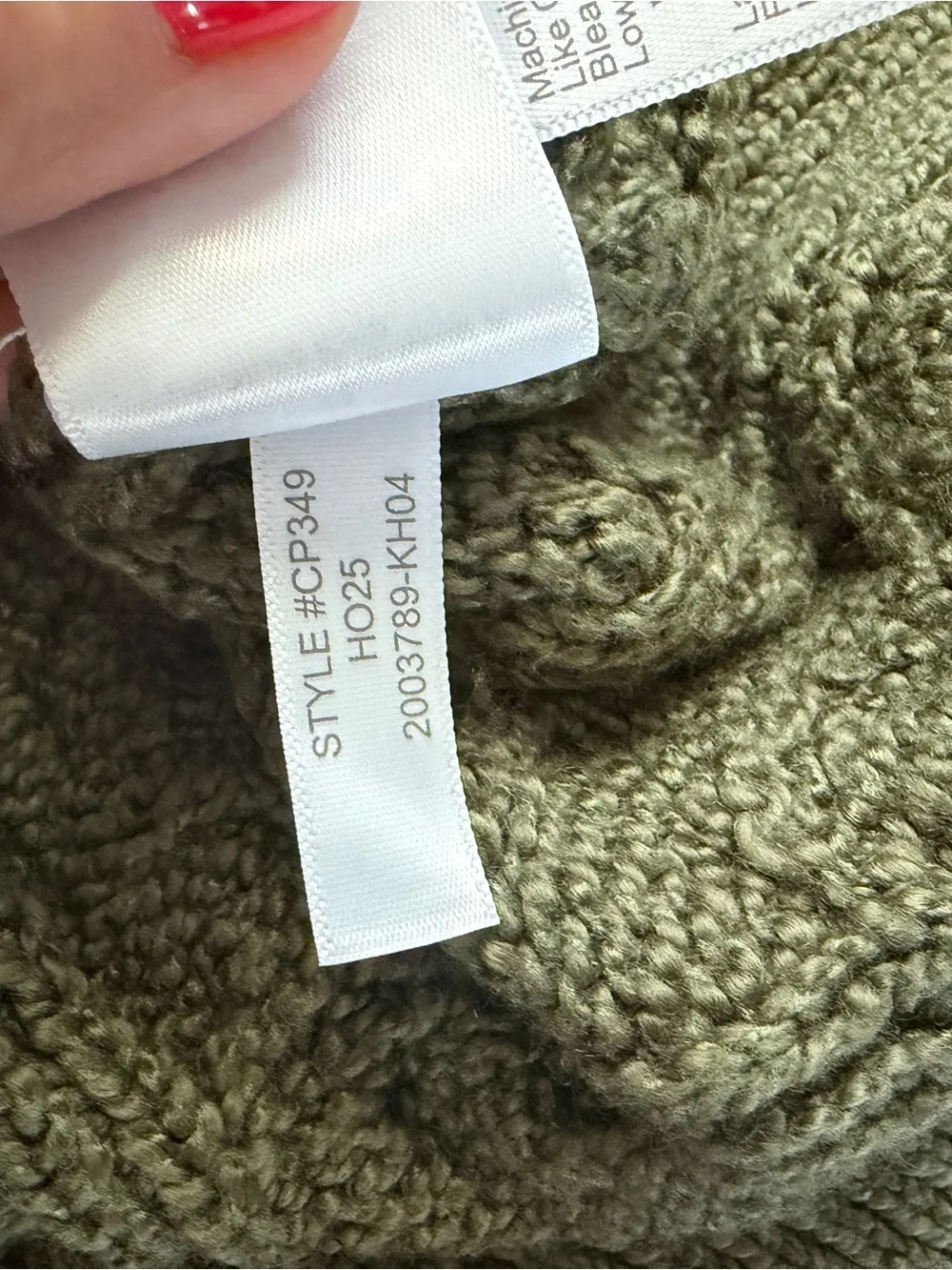 J.Crew Factory Cable Knit Roll Neck Sweater Forest Green NWT Large